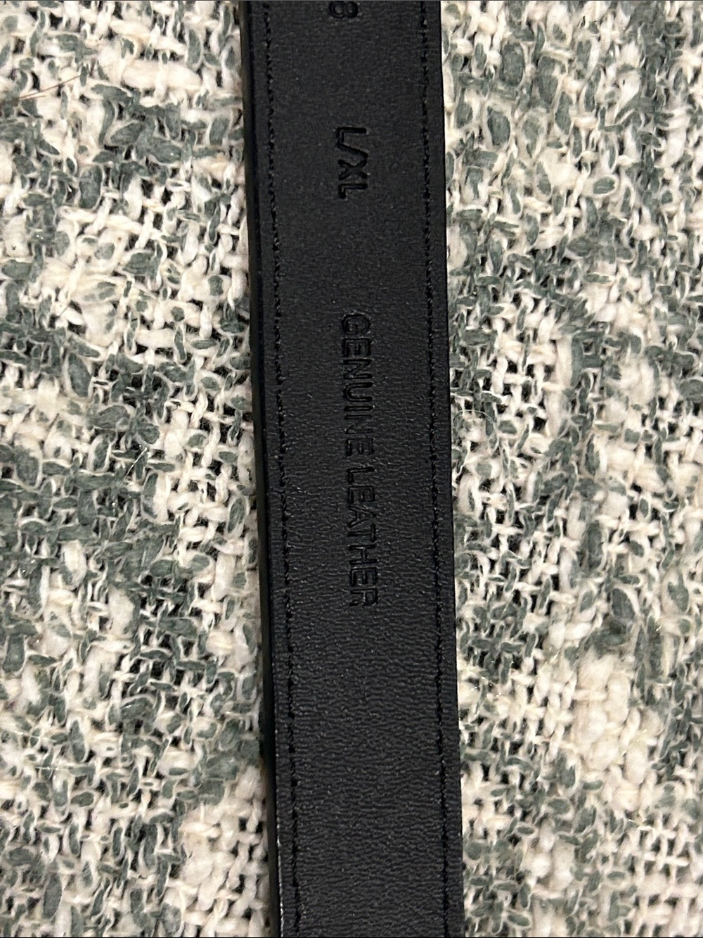 Kurt Geiger Multicolor Metallic Skinny Belt with Gold Buckle. L/XL - Picture 6 of 9
